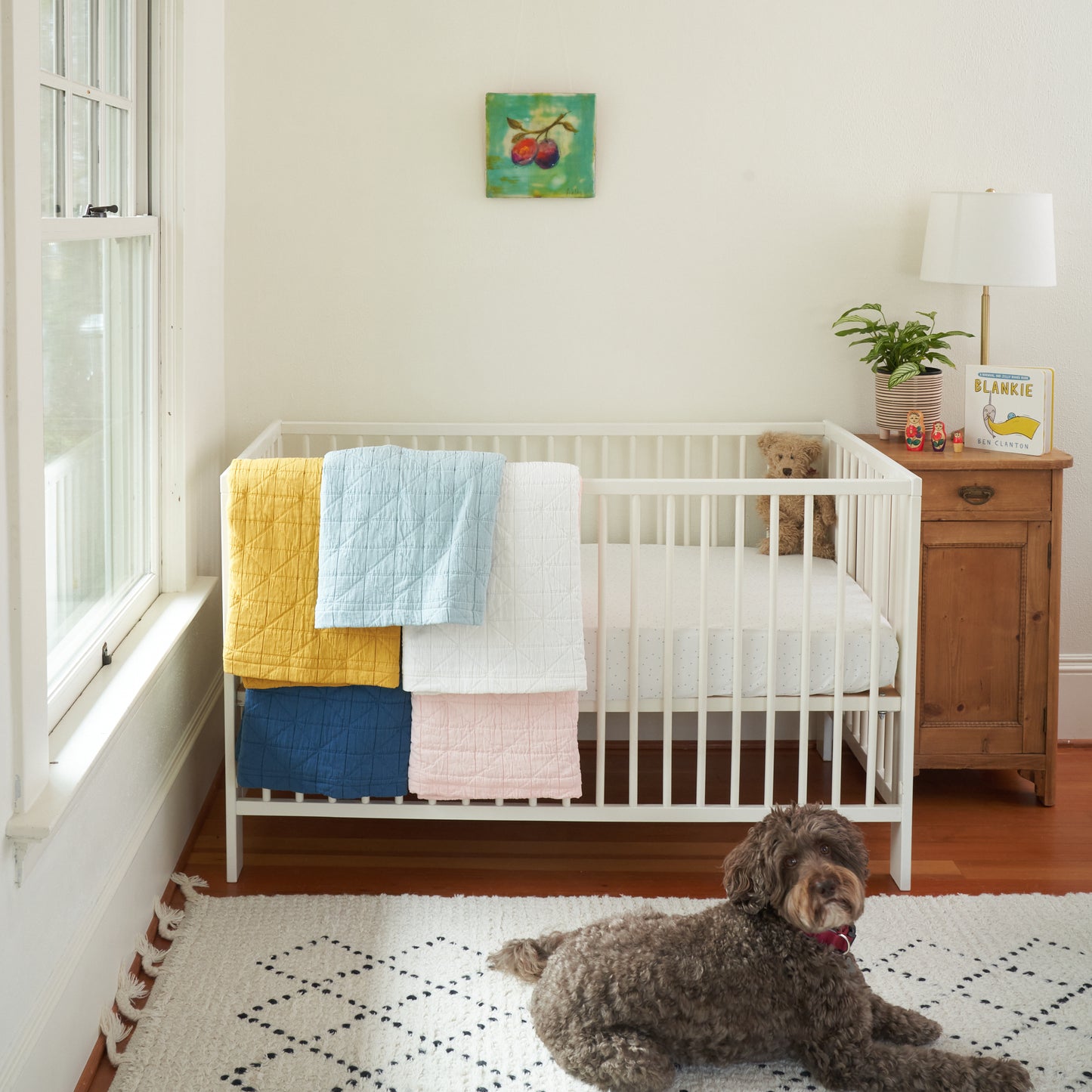 Crib Quilt- Railroad Stripes