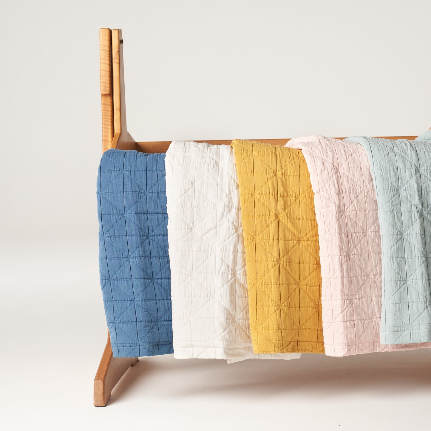 Crib Quilt- Railroad Stripes